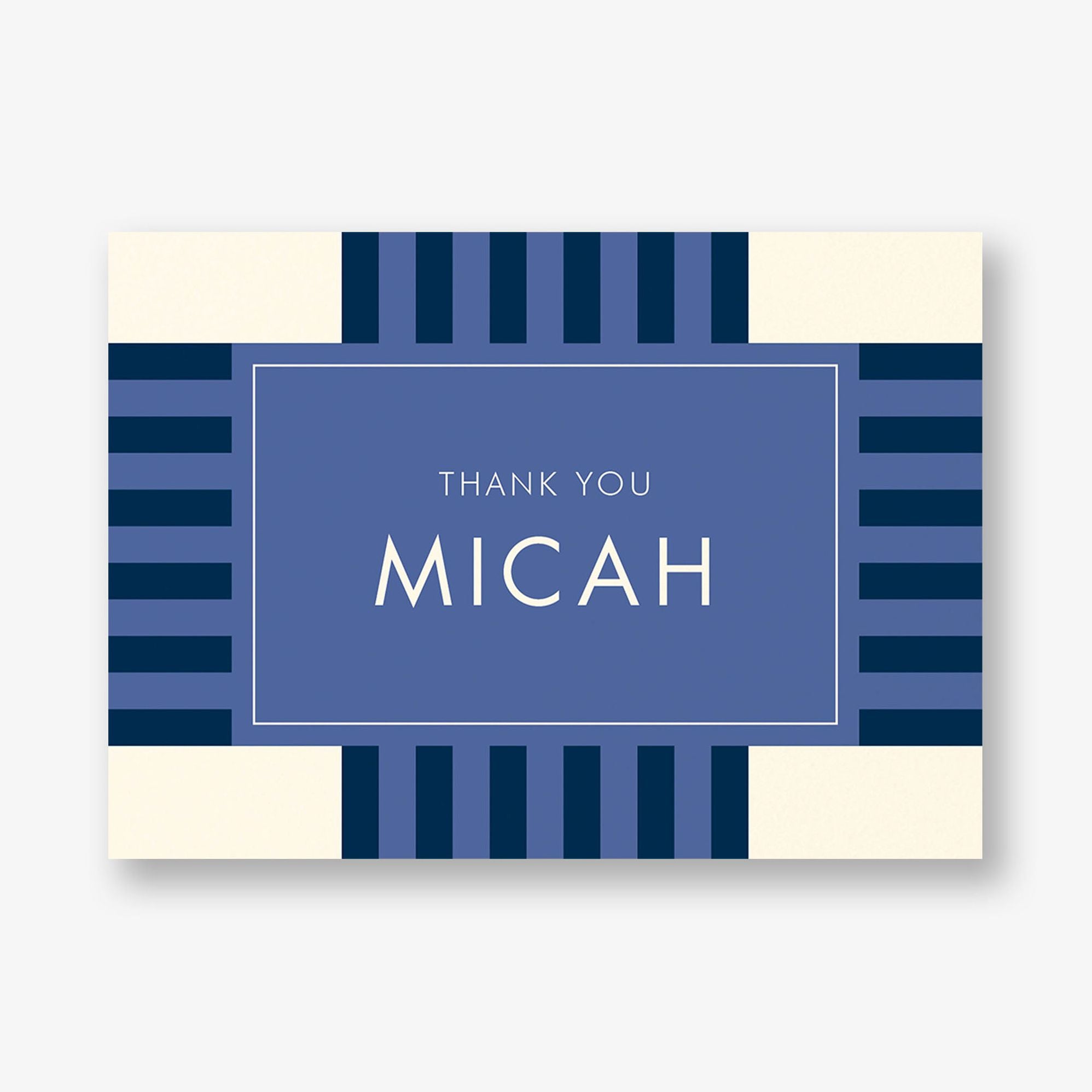 Striped Geo Bar Mitzvah Stationery - Image 5