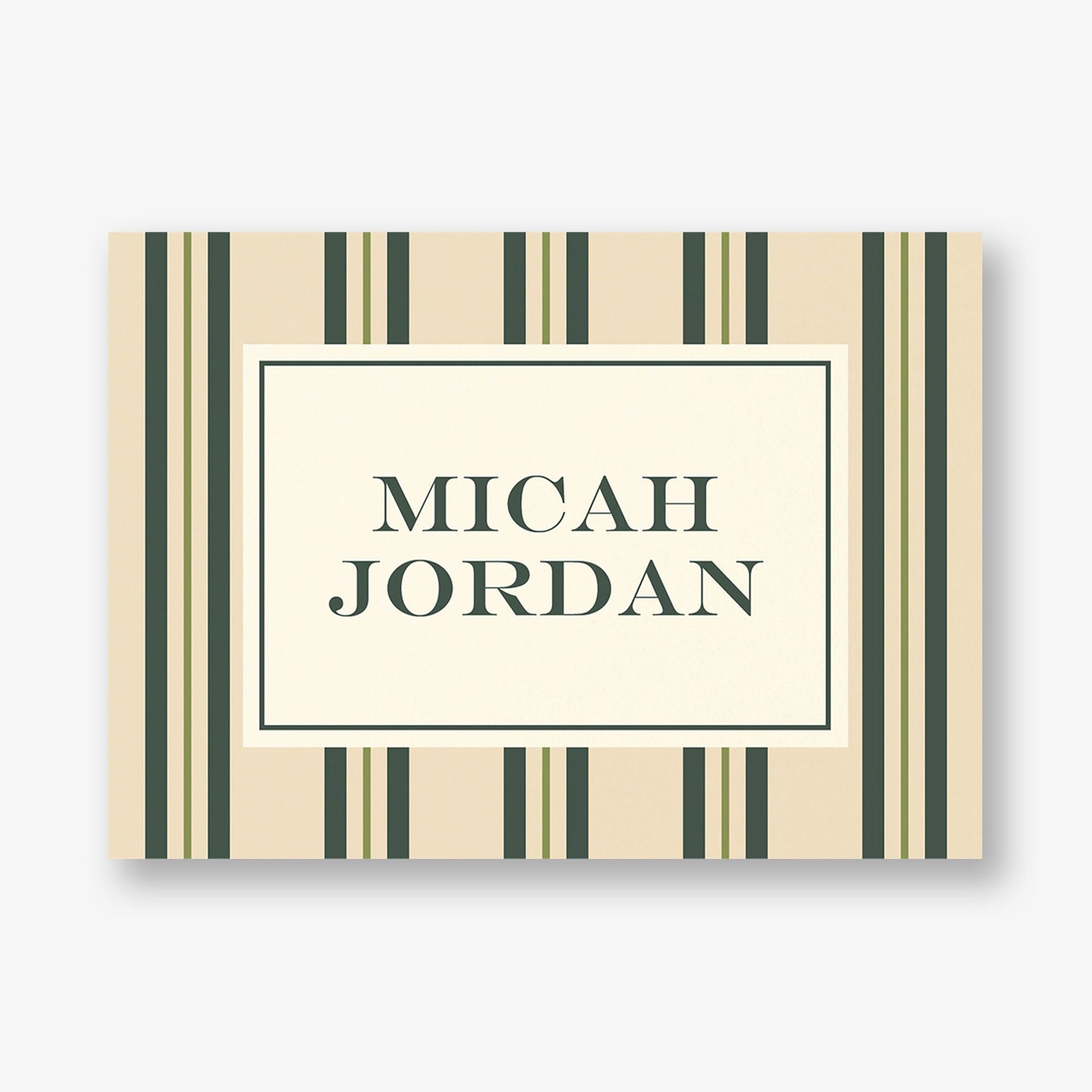 Pinstripe Bar Mitzvah Stationery - Image 5