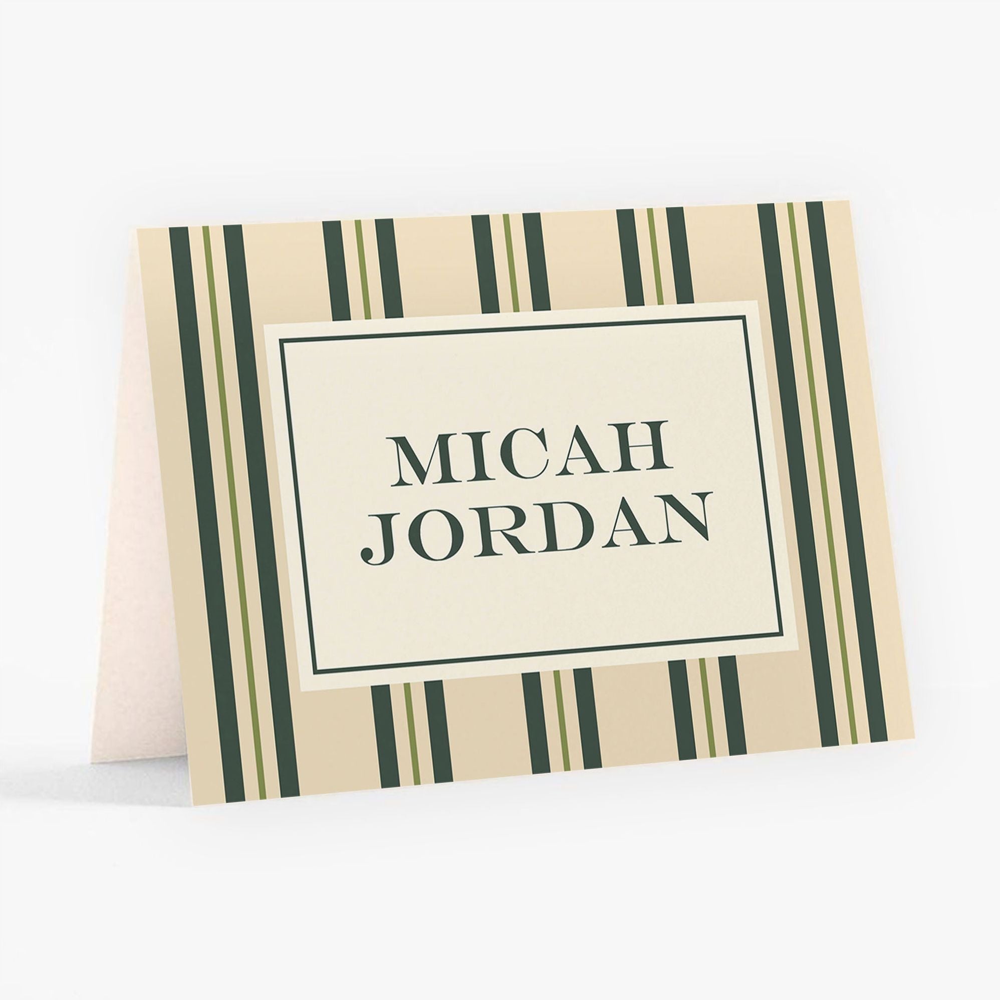 Pinstripe Bar Mitzvah Stationery - Image 6