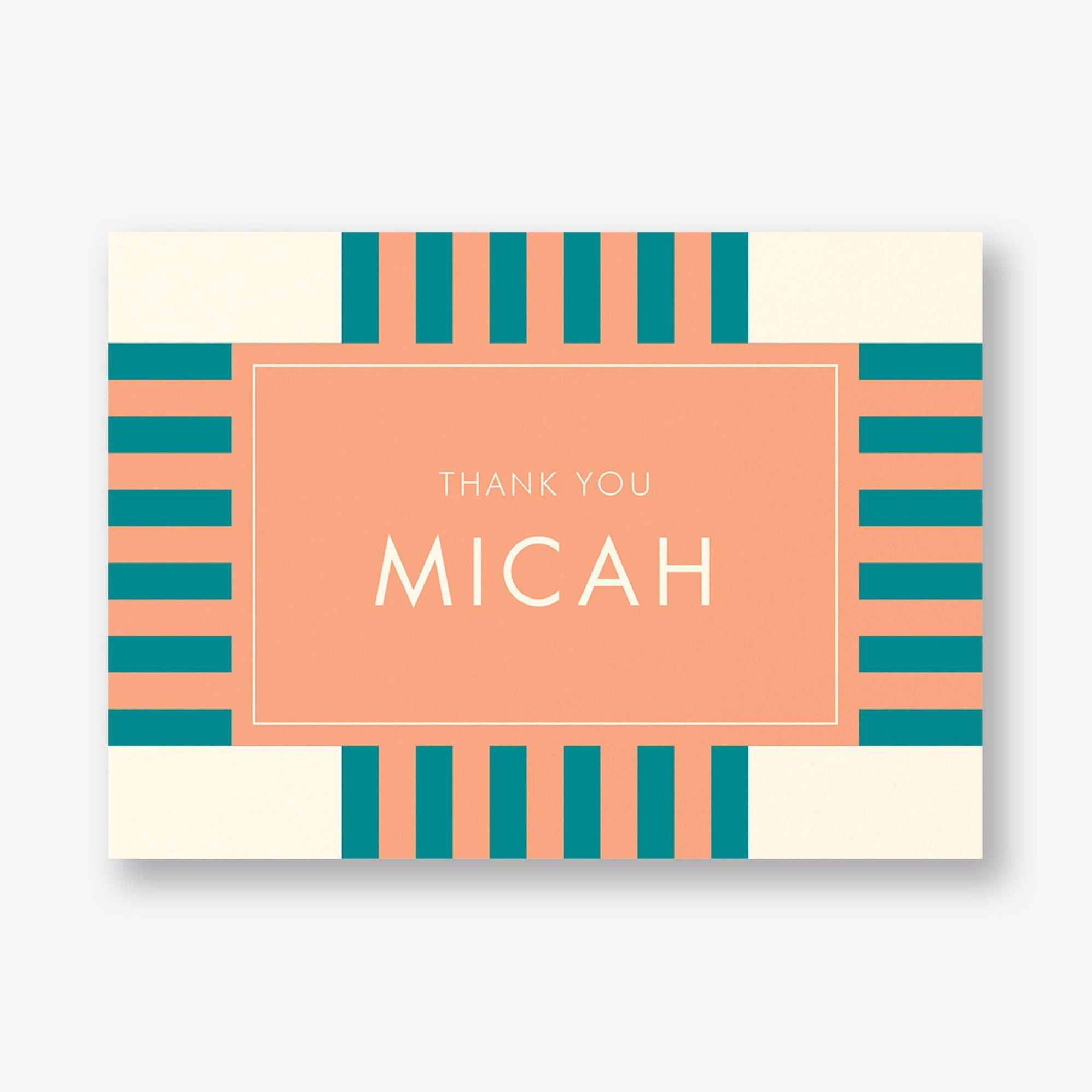 Striped Geo Bar Mitzvah Stationery - Image 7