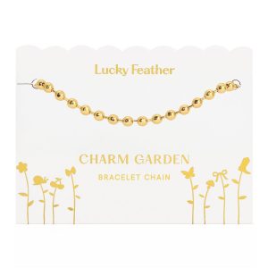 Charm Garden - Bracelet Chain- Gold
