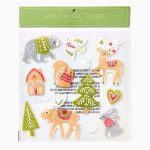 Forest Holiday Gel Clings