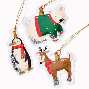 Christmas Critter Shaker Hang Tags