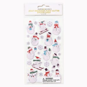 Jolly Snowmen Puffy Sticker Sheet