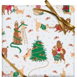 Christmas Dogs Handmade Paper