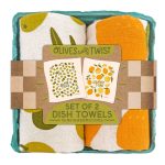 Olives and Lemons Tea Towel Set