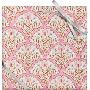 Scallop Dandelion Textured Wrapping Paper