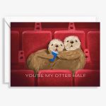 Otter Half Love Card