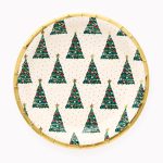 Festive Tree Round Plates