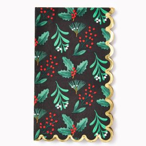Winter Botanical Guest Napkins