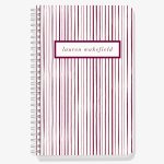 Watercolor Stripes Custom Journal