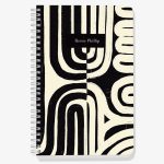 Black and White Maze Custom Journal