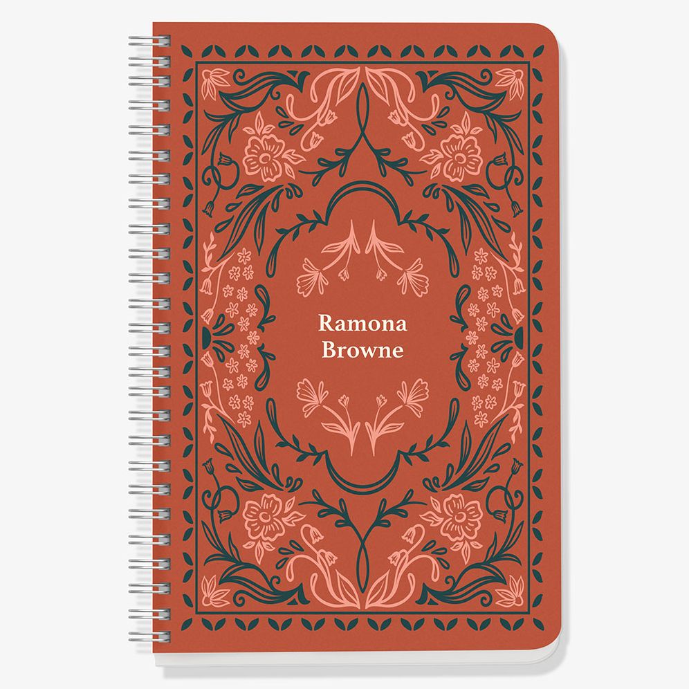 Folk Floral Custom Journal - Image 2