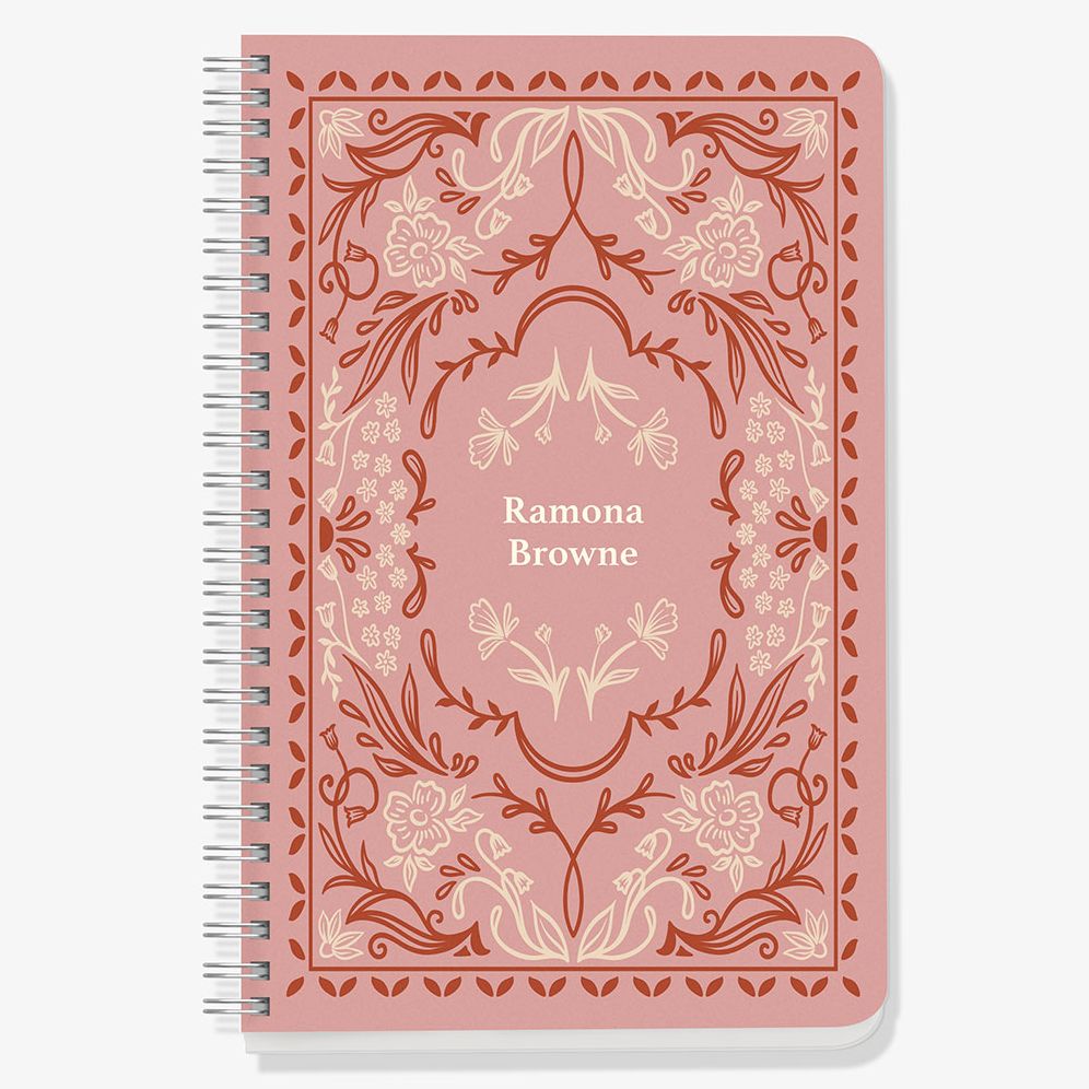 Folk Floral Custom Journal - Image 3