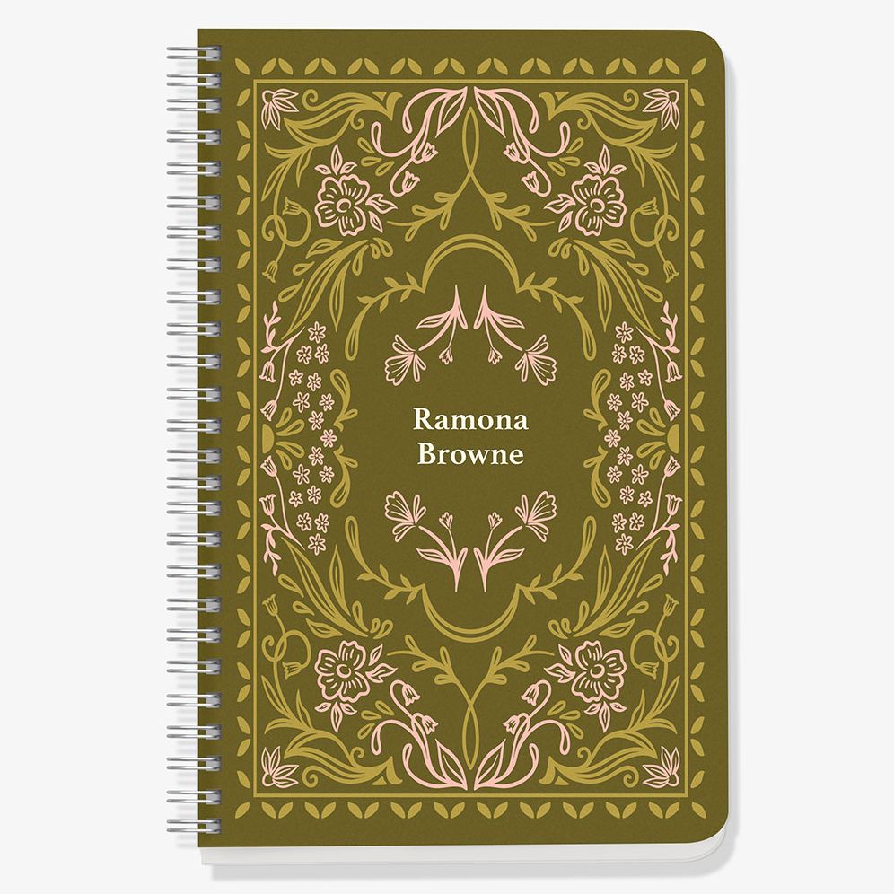 Folk Floral Custom Journal - Image 4