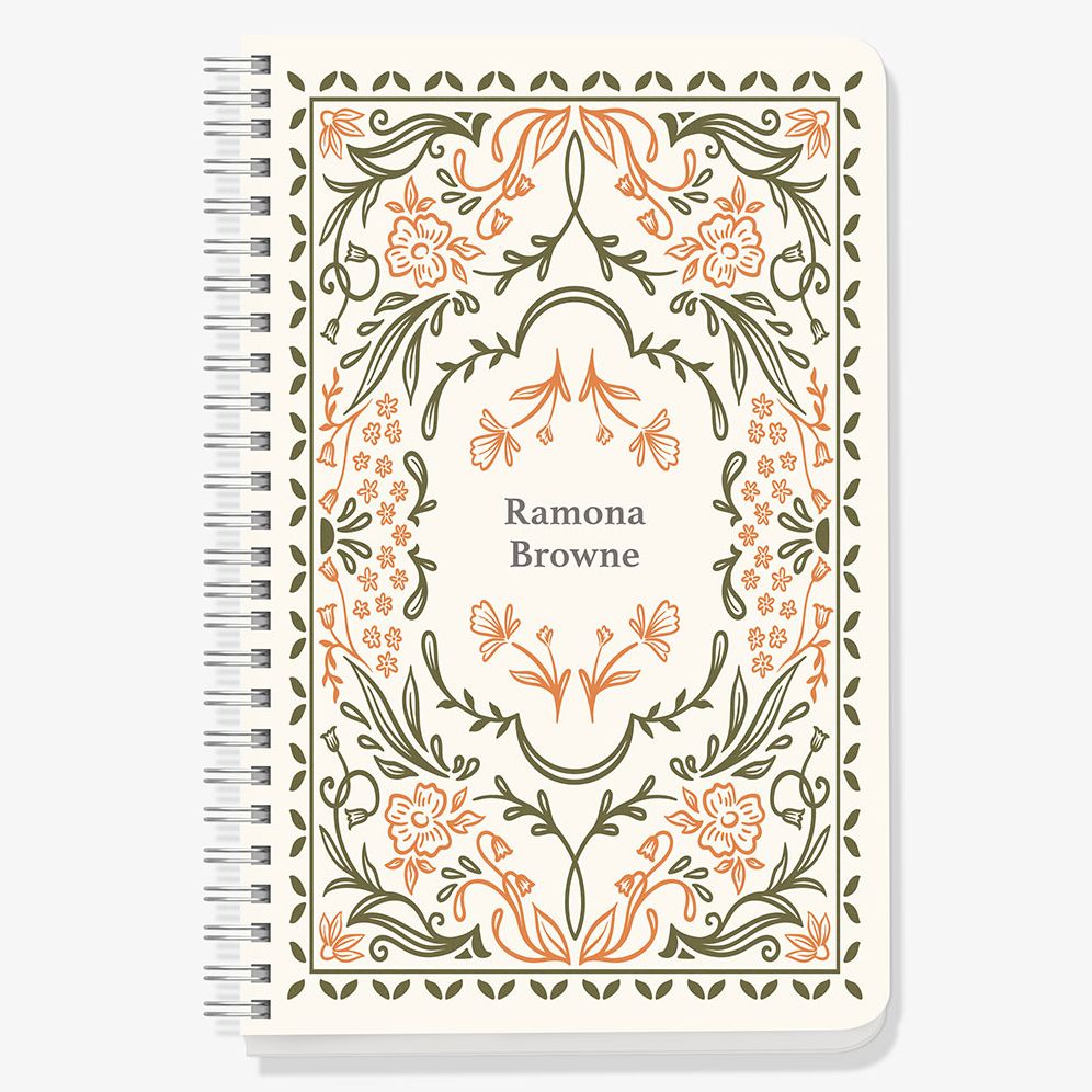 Folk Floral Custom Journal - Image 5