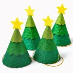 Glitter Tree Party Hats