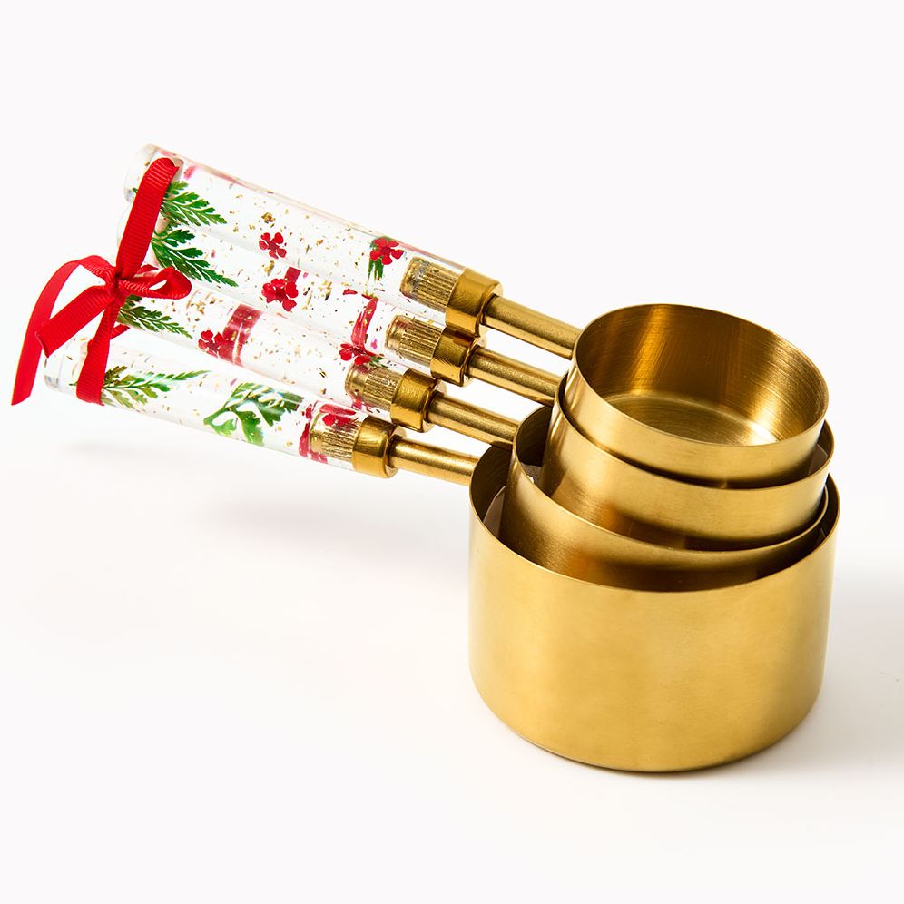Holiday Pressed Flower Measuring Cups - Image 2