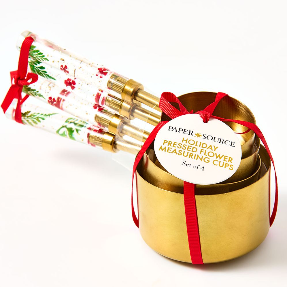 Holiday Pressed Flower Measuring Cups - Image 3