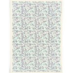 Blue Flowers Fine Paper