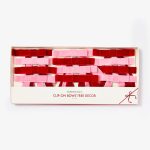 Clip On Velvet Bow Tree Decor. Set of 12