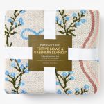 Festive Bows and Greenery Blanket