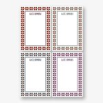 Floral Tile Personalized Notepad Set