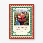 Ric Rac Holly Holiday Photo Card