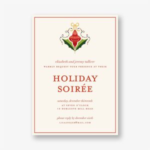 Vintage Ornament Party Invitation