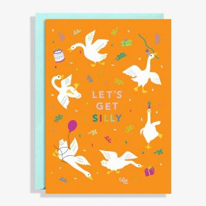 Silly Geese Birthday Card
