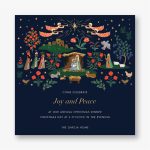 Nativity Garden Holiday Party Invitation