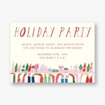 Party Table Holiday Party Invitation