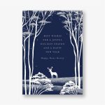 Midnight Forest Holiday Card