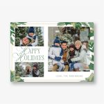 Holly Holiday Photo Card