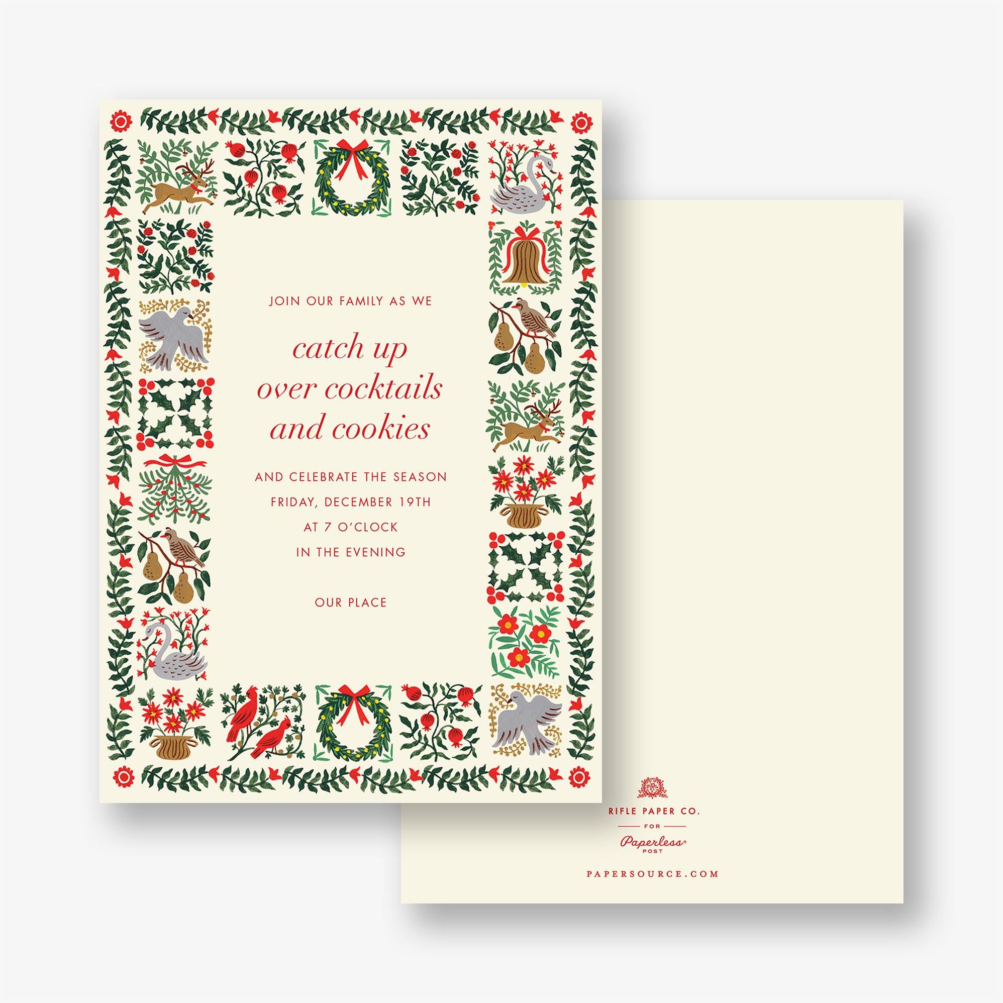 Christmastide Holiday Party Invitation - Image 2