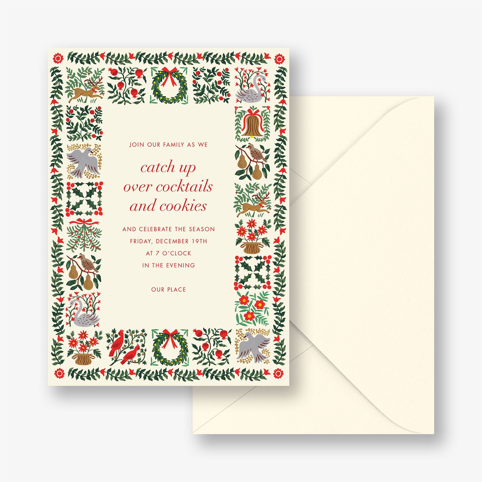 Christmastide Holiday Party Invitation - Image 3
