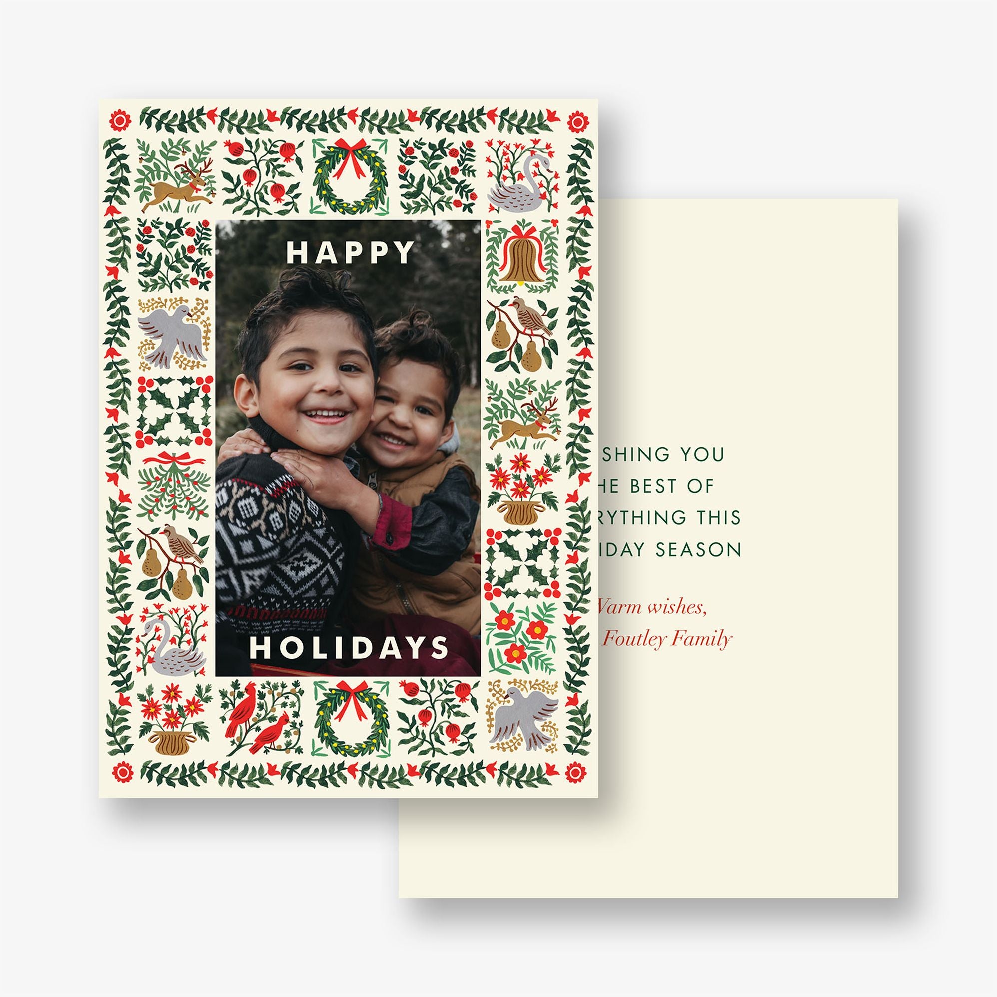 Christmastide Holiday Photo Card - Image 3