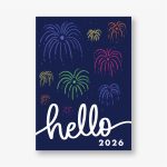 Fireworks Celebration New Year Card