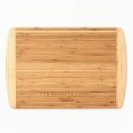 Modern Olive Branch Two-Tone Cutting Board