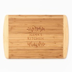 Olive Branch Frame Two-Tone Cutting Board