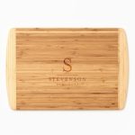 Timeless Family Name Two-Tone Cutting Board