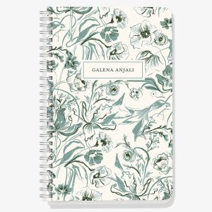 Botanical Toile Custom Journal