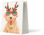 Reindeer Doodle Medium Gift Bag