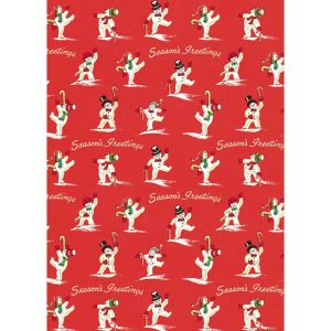 Snowmen Flat Wrap