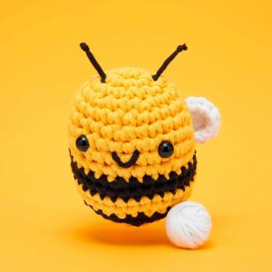 Cornelius the Bee. The Woobles Beginner Crochet Kit