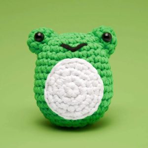 Henri the Frog Learn to Crochet Kit