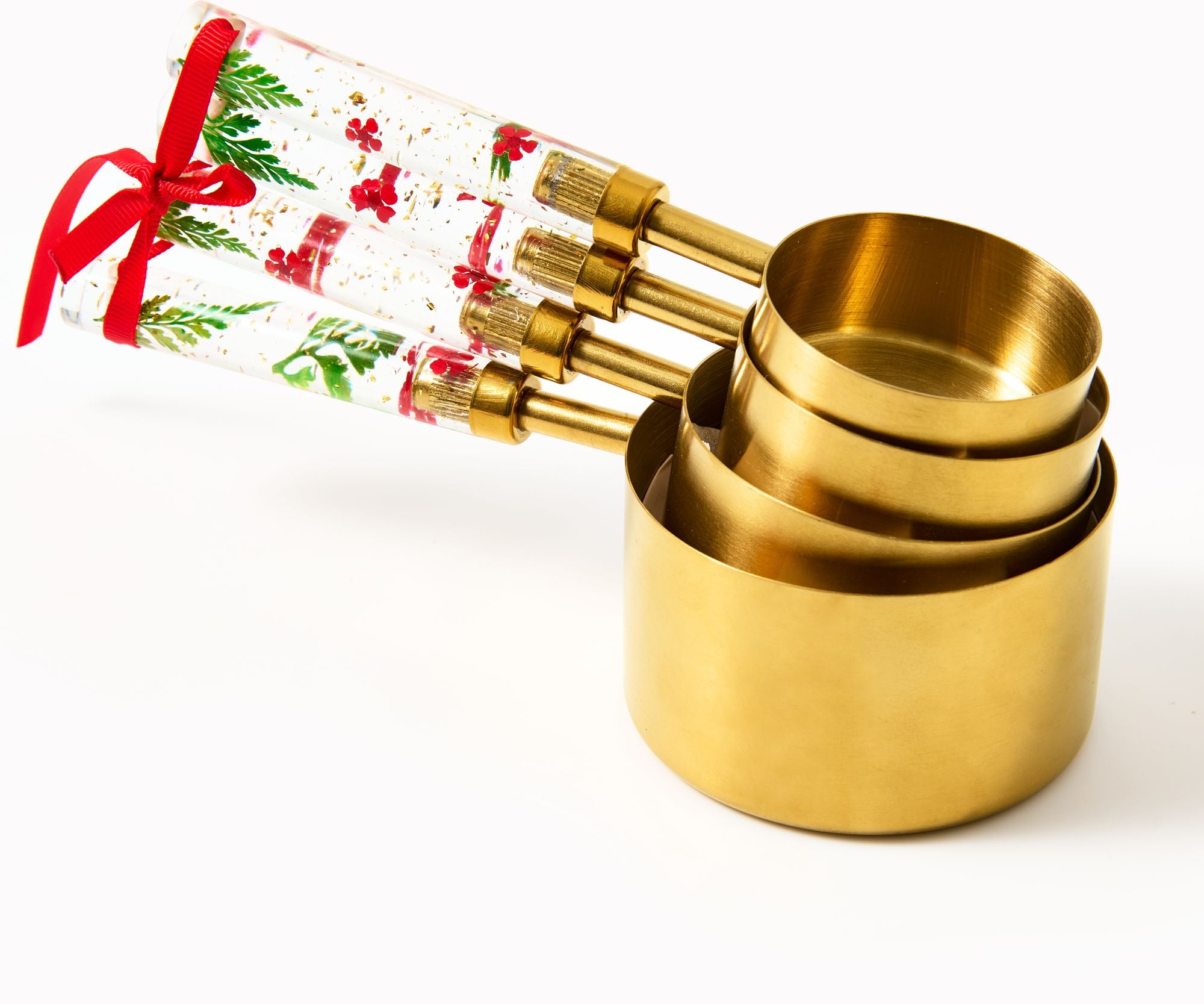 Holiday Pressed Flower Measuring Cups - Image 4