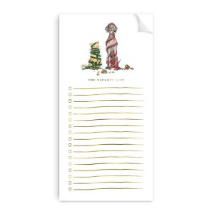 The Naughty List Notepad