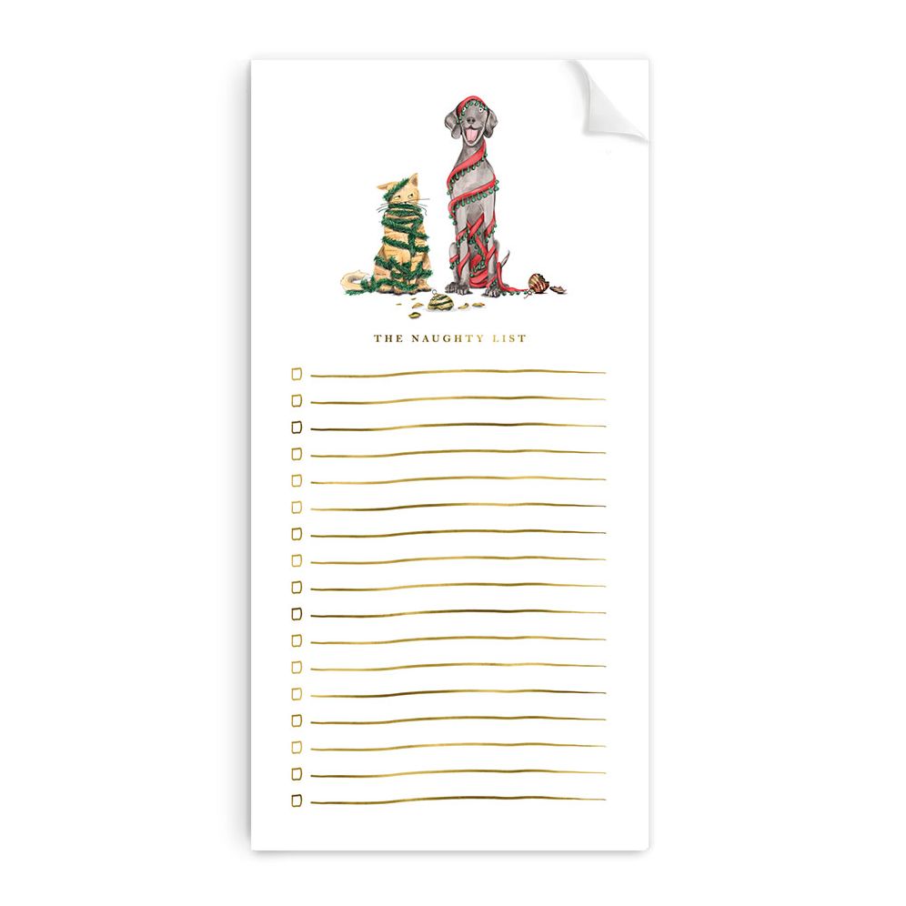 The Naughty List Notepad