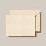 TYOU Blind Embossed Thank You Notecards